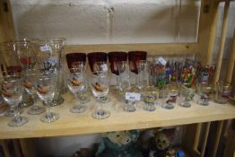 A quantity of assorted decorative glass ware