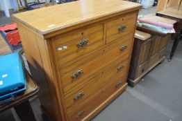 Chest of drawers of two short and three long