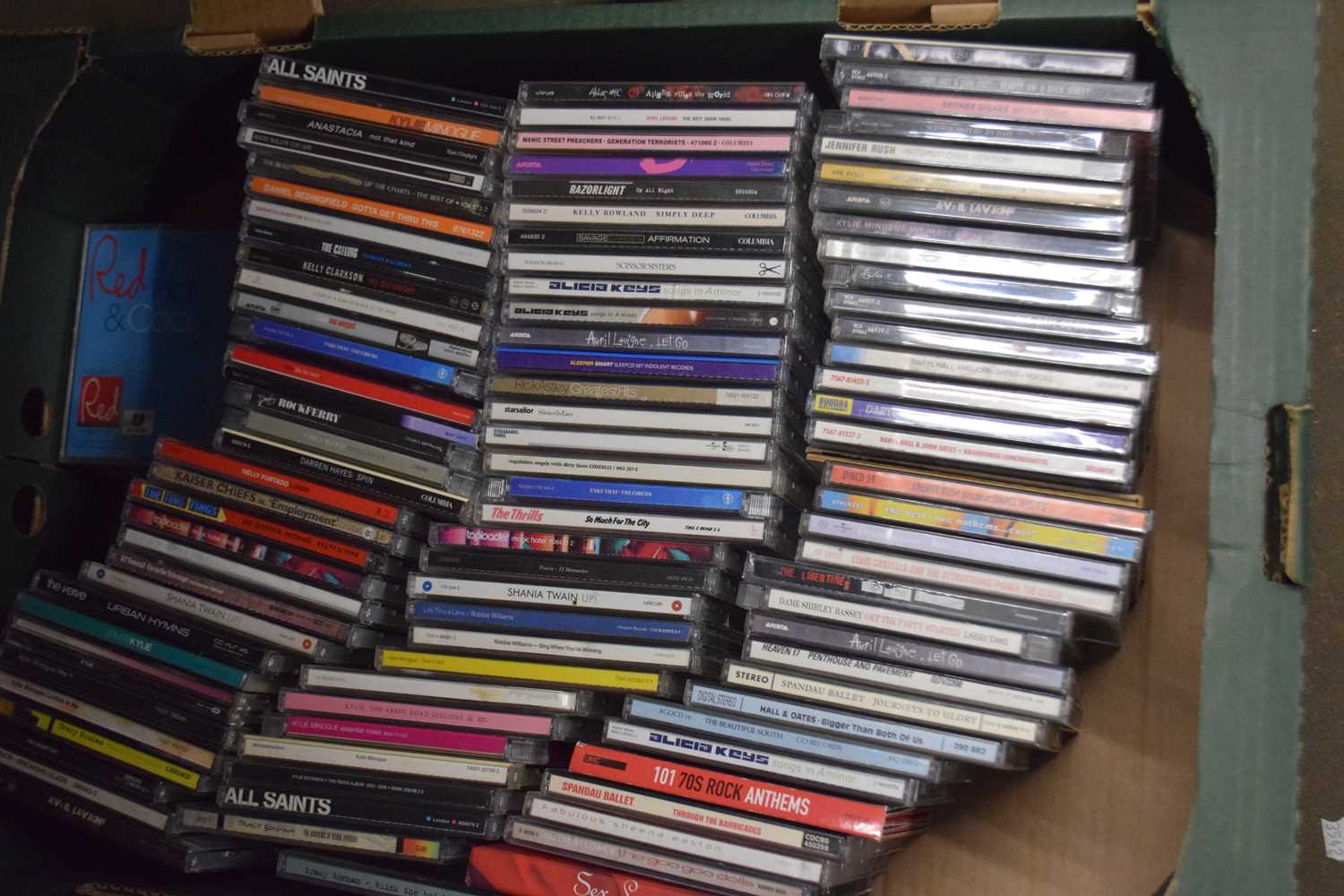 Box of assorted CD's