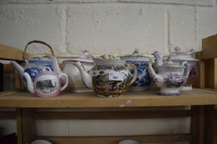 Quantity of assorted teapots to include a small one of The Crystal Palace