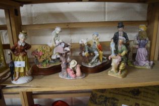 Quantity of assorted figurines