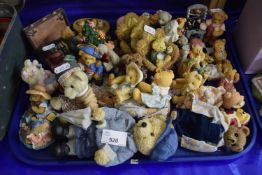 Quantity of resin teddy bears