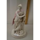 Parian ware figure of a classical lady