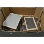 Box of Royal Navy ship's negatives