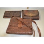 Collection of three vintage hand bags
