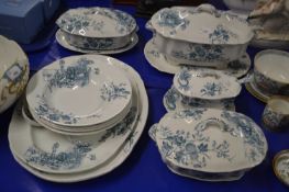 Quantity of Doulton Burslem floral decorated table wares