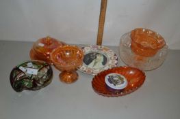 Mixed Lot: various carnival glass and other items