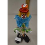 Murano art glass clown