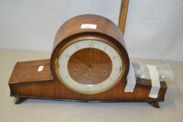 Early 20th century oak cased mantel clock