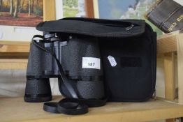 Pair of Prinz 10x50 binoculars plus a carry case