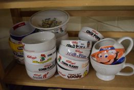 Quantity of cereal bowls