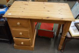 Small pine desk or dressing table