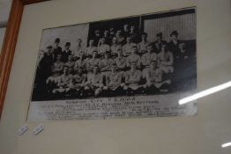Norwich City FC 1910-11 reproduction framed photograph