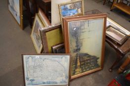 Mixed Lot - various framed prints and mirrors