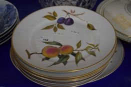 Quantity of Royal Worcester Evesham dinner plates