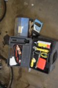 Mixed Lot - cordless drill, toolbox, car tool kit etc