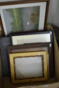 Picture frames etc