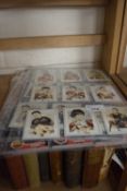 Quantity of collectable boxing champions collectors cards together with others