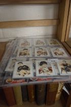 Quantity of collectable boxing champions collectors cards together with others