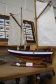 Model of a yacht