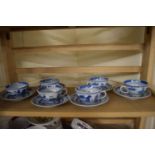 Quantity of Chinese tea cups and saucers