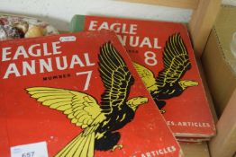 Three Eagle annuals Nos 7, 8 and 9