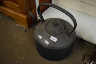 Large metal kettle
