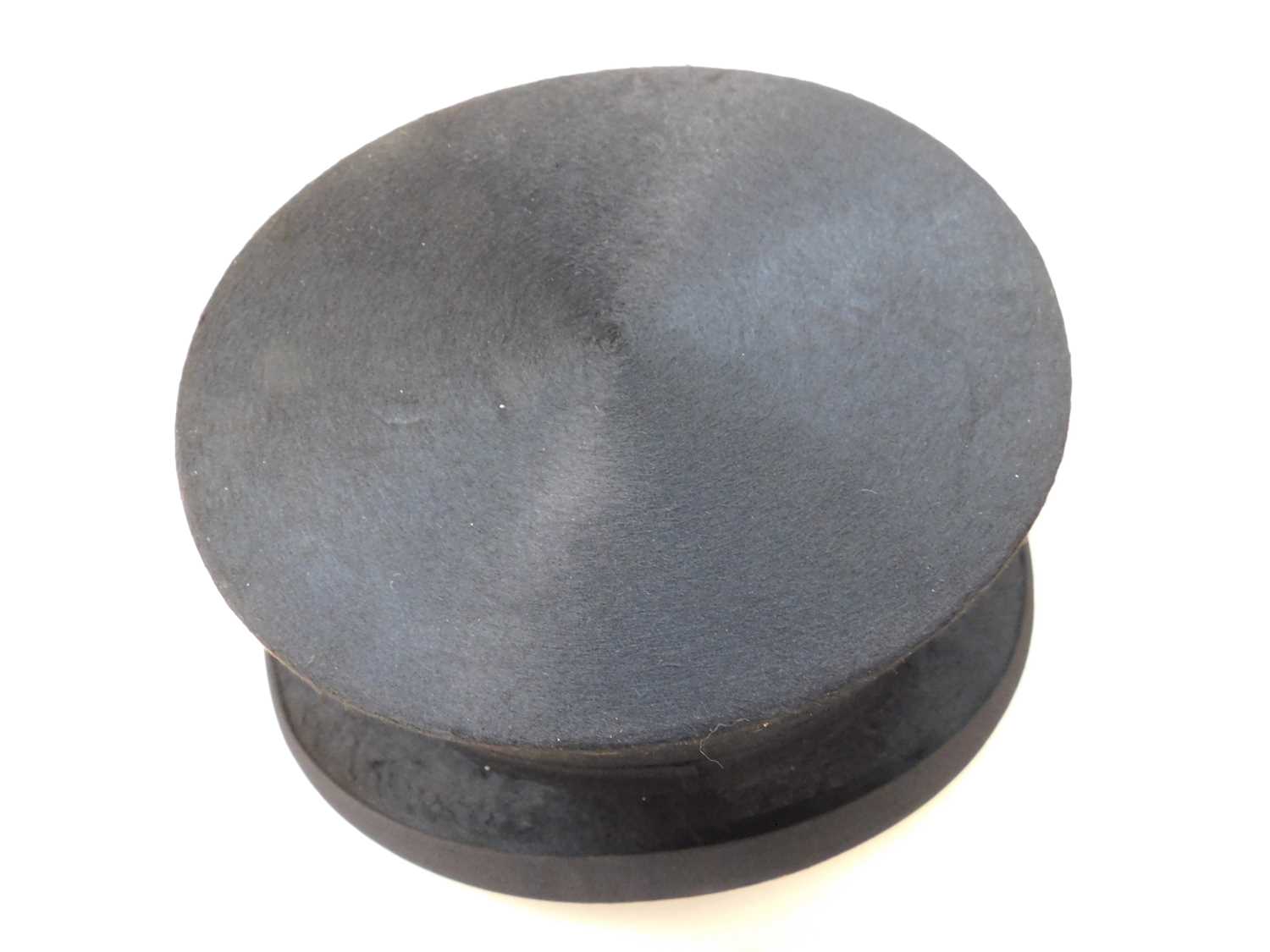 A black silk top hat by Hope Brosthers Ltd., Ludgate Hill, London, inner diameter approx. 55cm, with - Image 5 of 9