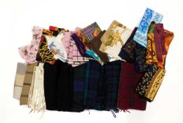 A quantity of assorted ladies and gentlemens scarves