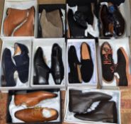 Gentleman's footwear: 10 pairs of Kurt Geiger shoes, all size 6/40, all new/as new (10)