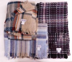 Three cashmere scarves by Brora, two boxed (3) each approx. 50 x 184cm