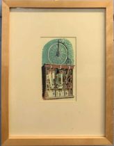 Eric Ravilous RCA (British,1903-1942), 'Hardware', lithograph in colours, 10x19cm, framed and