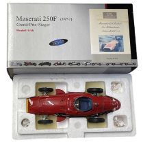 A boxed limited edition CMC 1:18 Exclusive Modelle: Maserati 250F, 1957