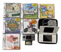 A pair of Nintendo handheld consoles, to include: - Nintendo DS - Nintendo Game Boy Micro - A