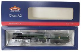 A boxed Bachmann 00 gauge 32-552 A1 Class 60147 North Eastern BR Early Emblem in green livery