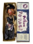 A boxed Pelham SM Witch marionette puppet