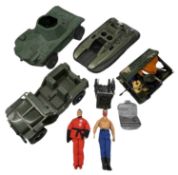 A sizeable collection of 1980s - 1990s Action Man figures, vehicles and outfits