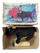 A boxed battery-operated Fighting Bull by Alps (Japan)