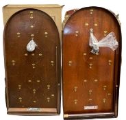A pair of boxed vintage Bagatelle boards, to include: - The Corinthian Master Board with ball