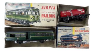 A pair of boxed Airfix railway models, to include: - Esso BR Tank Wagon - British Railways Railbus