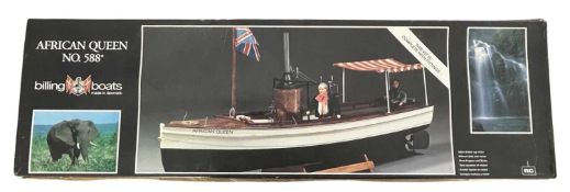 A boxed model boat, The African Queen No. 588