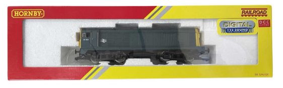 A boxed Hornby R3394TTS BR Diesel Class 20 20163 TTS with Sound (Decoder Fitted)