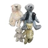 Four limited edition handmade collector's bears with tags, to include: - A Goody Two Shoes by