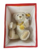 A Steiff Millenium teddy bear, designed for Danbury Mint. With gold medal and ear tag.
