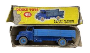 A boxed Dinky 418 Comet Wagon with Hinged Tailboard in two-tone blue