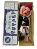 A boxed Pelham SM Macboozle marionette puppet