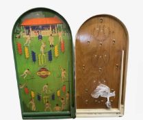 A pair of vintage Bagatelle boards, to include: - Corinthian Senior with ball bearings - Amersham