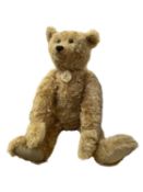 A large 1990s Atlantic Bears (Wester Ross, Scotland) mohair teddy bear, 'William' by Wendy Mullaney,