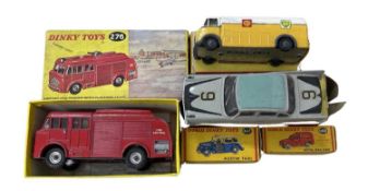 A collection of boxed die-cast Dinky toys, to include: - 276 Airport Fire Tender with Flashing Light