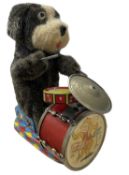 A 1950s Dandy the Happy Drumming Pup battery-operated toy, by ALPS (Japan)